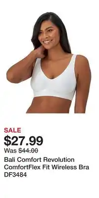 Kohl's Bali Comfort Revolution ComfortFlex Fit Wireless Bra DF3484 offer