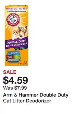 Petsmart Arm & Hammer Double Duty Cat Litter Deodorizer offer