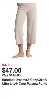 Nordstrom Barefoot Dreams CozyChic Ultra Lite Crop Pajama Pants offer
