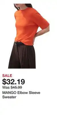 Nordstrom MANGO Elbow Sleeve Sweater offer