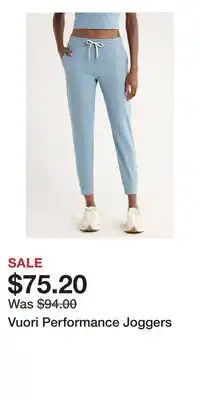 Nordstrom Vuori Performance Joggers offer