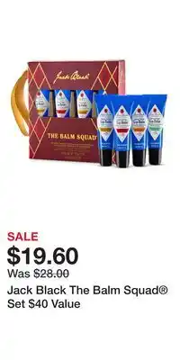 Nordstrom Jack Black The Balm Squad Set $40 Value offer