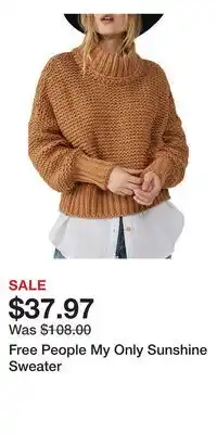 Nordstrom Free People My Only Sunshine Sweater offer