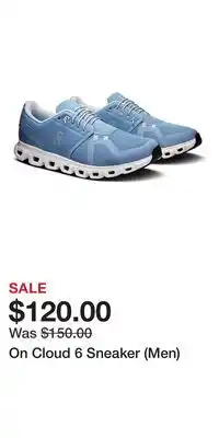Nordstrom On Cloud 6 Sneaker (Men) offer