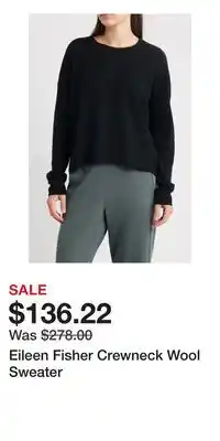 Nordstrom Eileen Fisher Crewneck Wool Sweater offer
