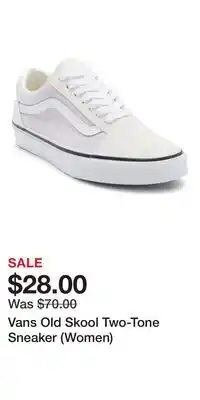 Nordstrom Vans Old Skool Two-Tone Sneaker (Women) offer