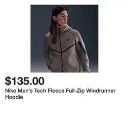Dick's Sporting Goods Nike Men's Tech Fleece Full-Zip Windrunner Hoodie offer