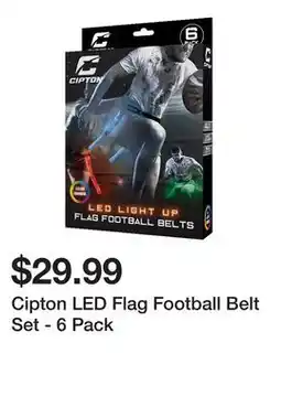 Dick's Sporting Goods Cipton LED Flag Football Belt Set offer