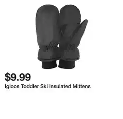 Dick's Sporting Goods Igloos Toddler Ski Insulated Mittens offer