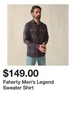 Dick's Sporting Goods Faherty Men's Legend Sweater Shirt offer
