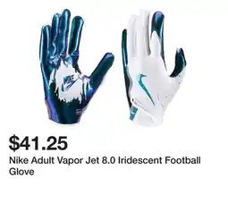 Dick's Sporting Goods Nike Adult Vapor Jet 8.0 Iridescent Football Glove offer