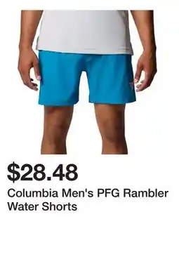 Dick's Sporting Goods Columbia Men's PFG Rambler Water Shorts offer