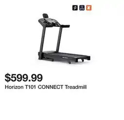 Dick's Sporting Goods Horizon T101 CONNECT Treadmill offer