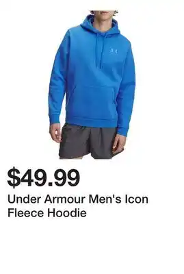 Dick's Sporting Goods Under Armour Men's Icon Fleece Hoodie offer