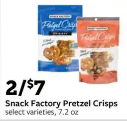 Fareway Snack Factory Pretzel Crisps offer
