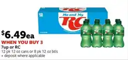 Fareway 7up or RC offer
