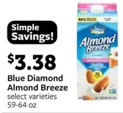 Fareway Blue Diamond Almond Breeze offer