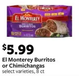 Fareway El Monterey Burritos or Chimichangas offer