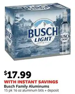 Fareway Busch Family Aluminums offer