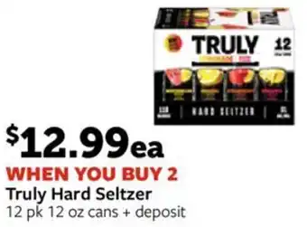 Fareway Truly Hard Seltzer offer