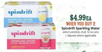 Fareway Spindrift Sparkling Water offer