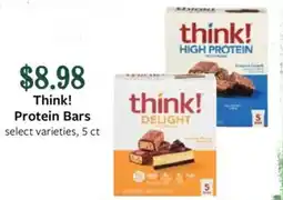 Fareway Think! Protein Bars offer