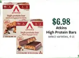 Fareway Atkins High Protein Bars offer