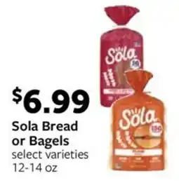 Fareway Sola Bread or Bagels offer