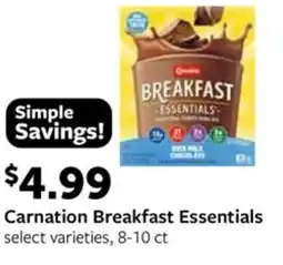 Fareway Carnation Breakfast Essentials offer