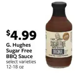 Fareway G. Hughes Sugar Free BBQ Sauce offer