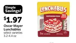 Fareway Oscar Mayer Lunchables offer