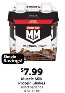 Fareway Muscle Milk Protein Shakes offer