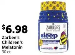 Fareway Zarbee's Children's Melatonin offer