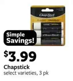 Fareway Chapstick offer
