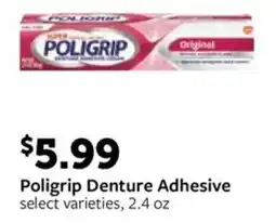 Fareway Poligrip Denture Adhesive offer