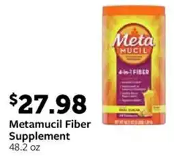 Fareway Metamucil Fiber Supplement offer