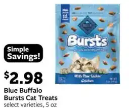 Fareway Blue Buffalo Bursts Cat Treats offer