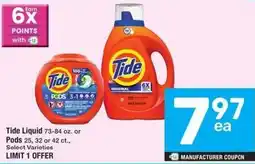 Albertsons Tide Liquid offer