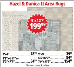 Ocean State Job Lot Hazel & Danica Rugs offer