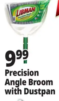 Ocean State Job Lot Libman Precision Angle Broom with Dustpan offer