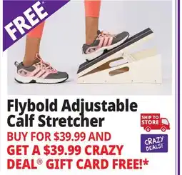 Ocean State Job Lot Flybold Adjustable Calf Stretcher offer