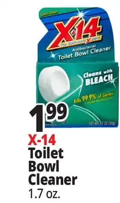 Ocean State Job Lot X-14 Antibacterial Drop-In Toilet Bowl Cleaner offer