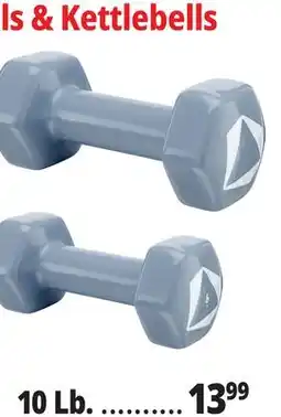 Ocean State Job Lot 15 lb Vinyl Coated Kettlebell offer