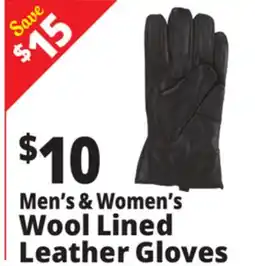 Ocean State Job Lot Manecilla Men's Leather Gloves Brown offer