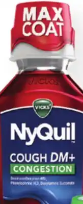 Ocean State Job Lot Vicks NyQuil Cough DM+ Congestion Relief Maximum Strength offer