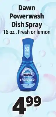 Ocean State Job Lot Dawn Powerwash Dish Spray offer