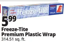 Ocean State Job Lot freeze-tite Premium Freezer Gauge Plastic Wrap 315 Sq ft offer