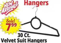 Ocean State Job Lot 30 Ct. Velvet Suit Hangers offer