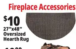 Ocean State Job Lot Oversized Hearth Rug 27 x 48 offer