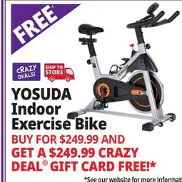 Ocean State Job Lot YOSUDA Indoor Exercise Bike offer